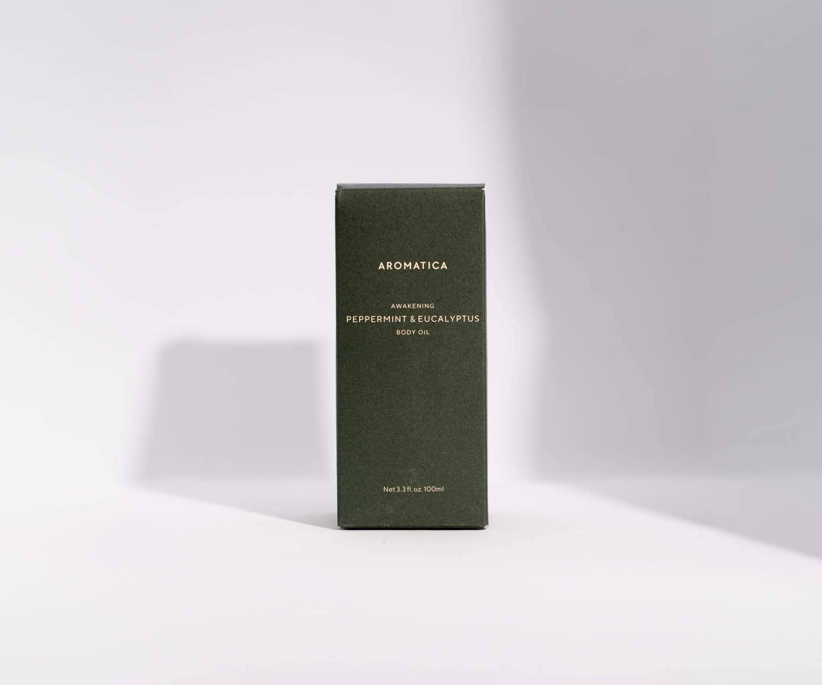 Huile pour le corps eucalyptus et menthe poivrée