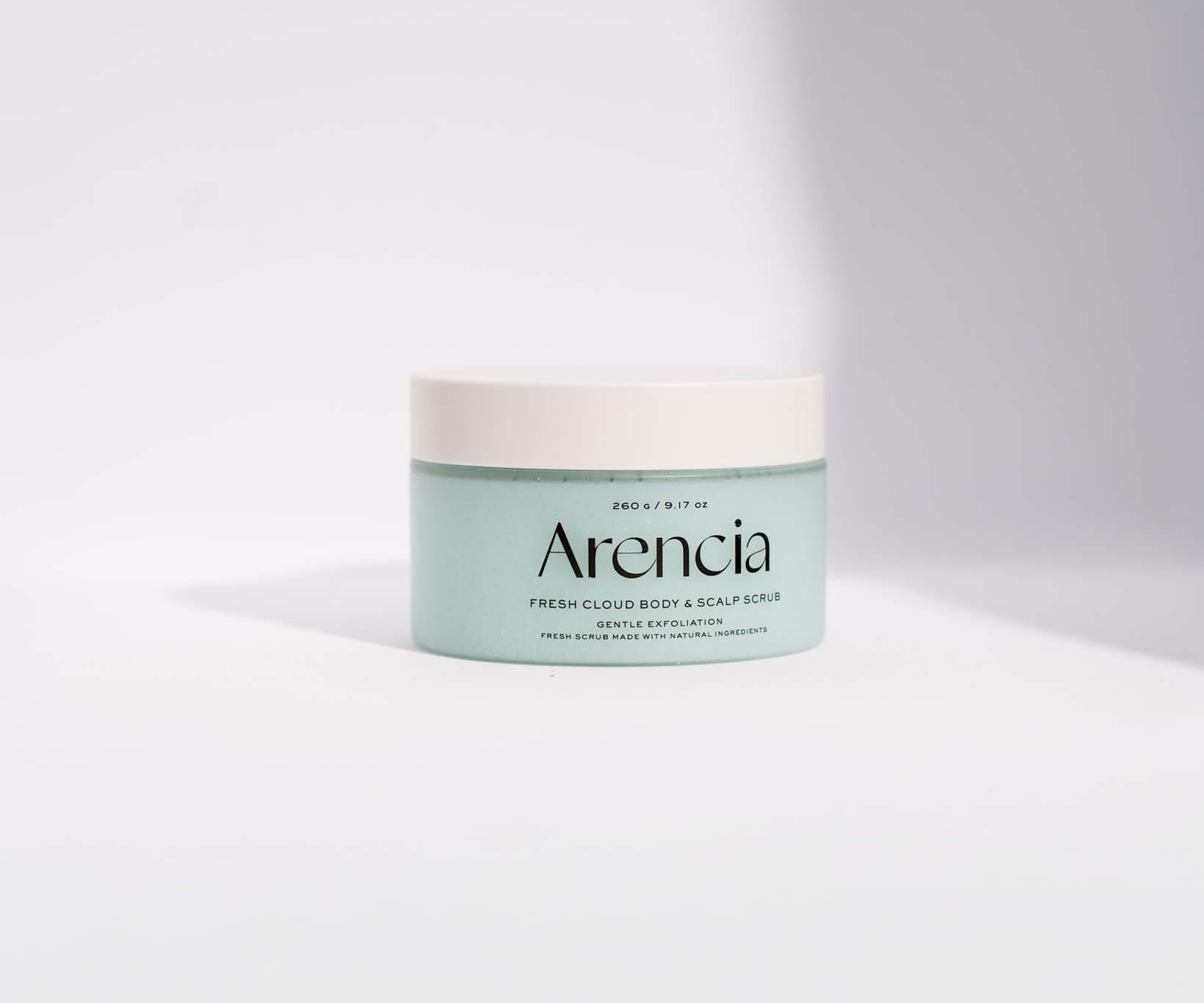 Exfoliant pour le corps a la menthe