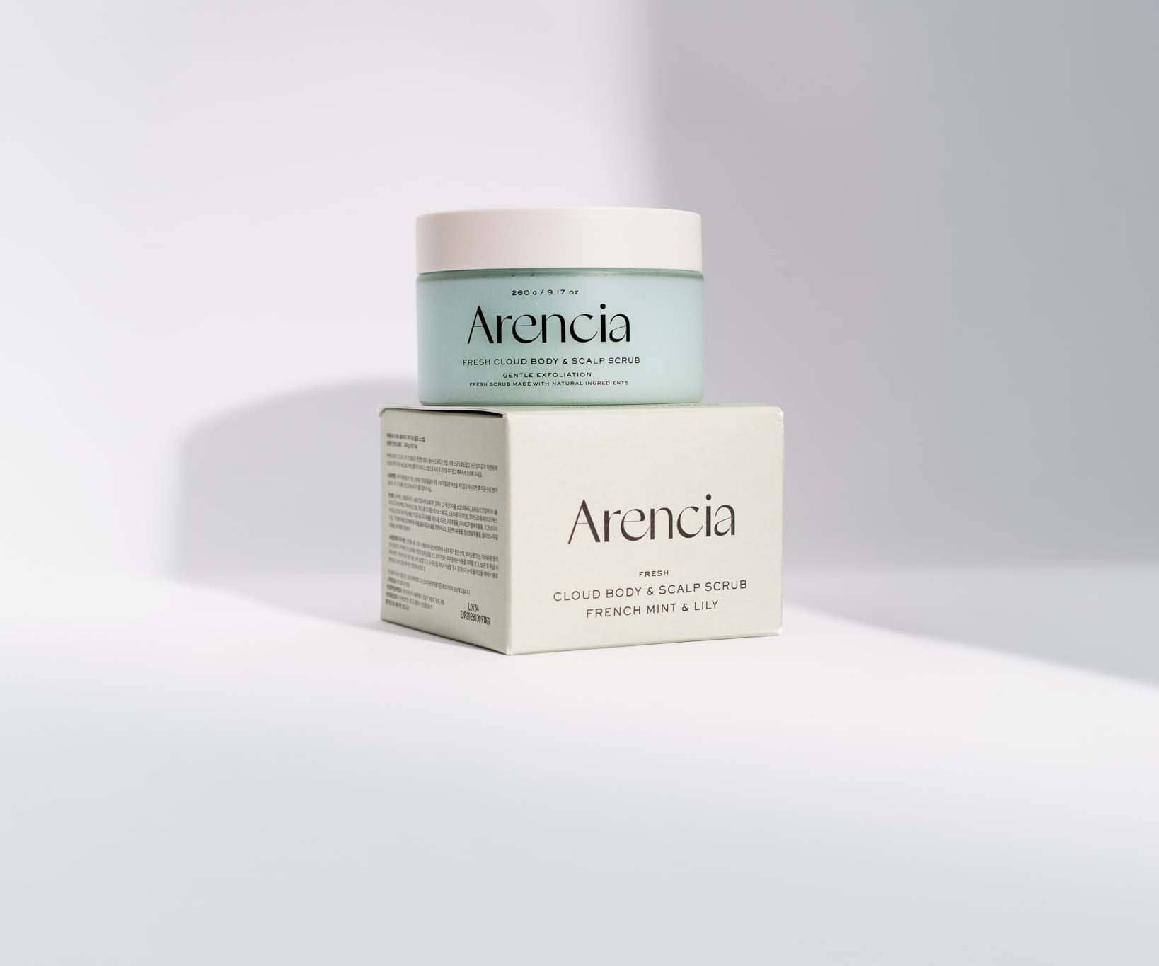 Exfoliant pour le corps a la menthe