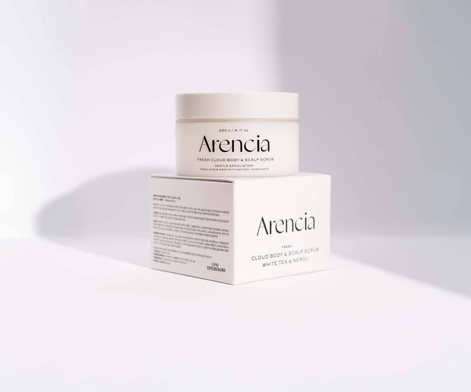 Exfoliant pour le corps au thé blanc